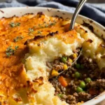 EASY Shepherd’s Pie baked golden in a dish
