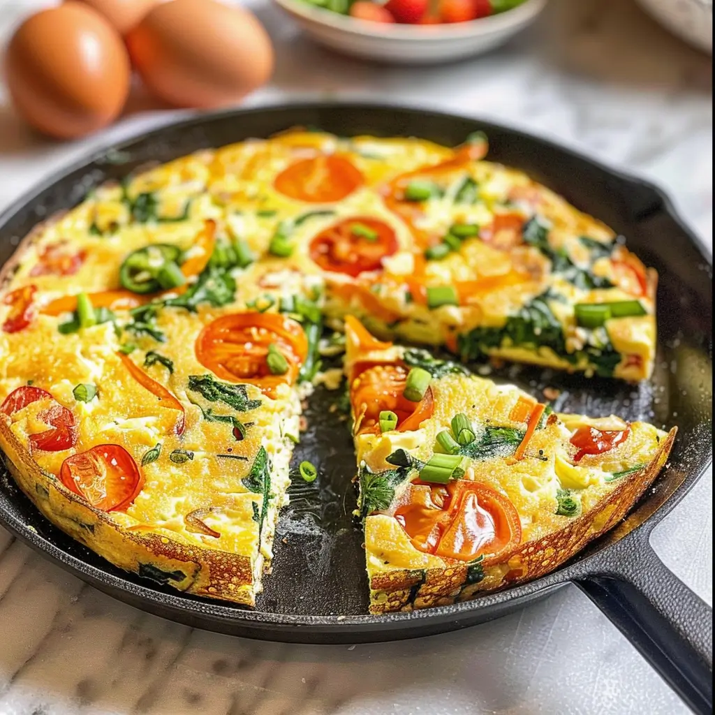 Egg White Frittata Recipe – Light, Fluffy, and Protein-Packed