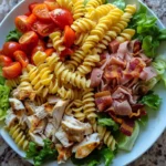 Club Sandwich Pasta Salad Bowl Recipe – Easy, Fresh, and Family Favorite 6 Served Club Sandwich Pasta Salad Bowl