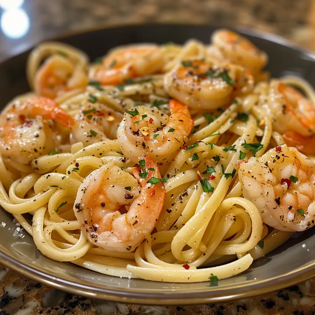 Garlic Butter Shrimp Pasta: Quick, Juicy, and Loaded with Flavor