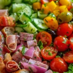Italian Sub Salad Recipe That’s Fresh, Easy, and Family-Favorite 5 Italian Sub Salad served on a table