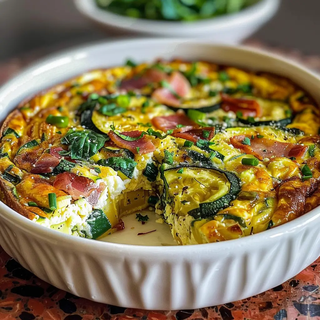 Mediterranean Zucchini Baked Frittata – Flavorful, Easy, and Cozy