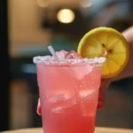 Mounjaro and Pink Salt Drink Recipe for Daily Balance and Refreshment 6 Served Mounjaro and Pink Salt Drink with lemon garnish