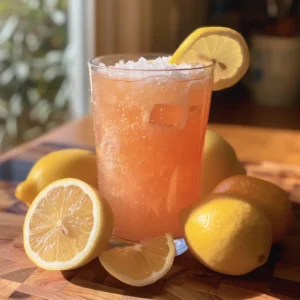 Pink Salt Weight Loss Drink in a Glass