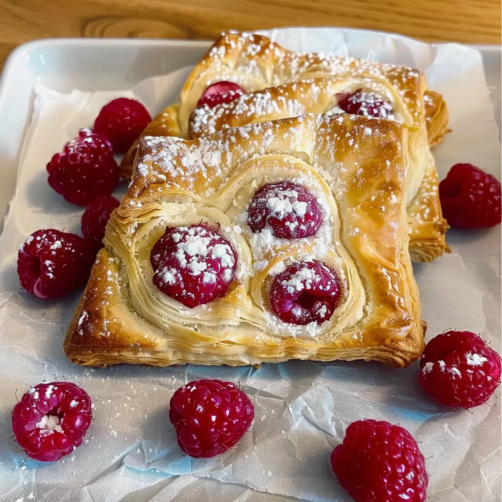 Raspberry Danish with Puff Pastry That Feels Fancy but Bakes Easy