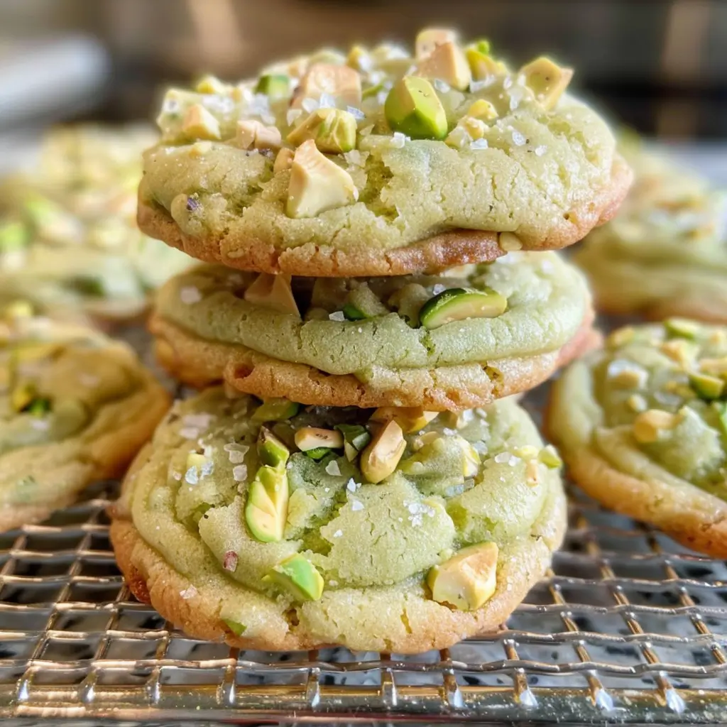 Soft and Chewy Pistachio Pudding Cookies That Stay Bakery-Perfect