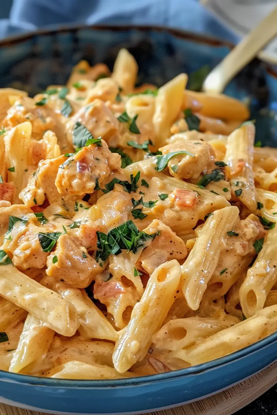Southwest Alfredo Penne Pasta – Creamy, Spicy, and Easy