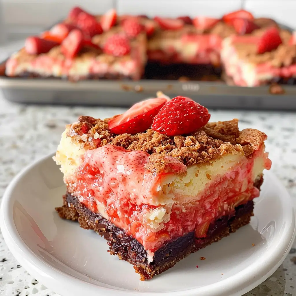 Strawberry Cheesecake Brownies: Irresistible Dessert for Any Occasion