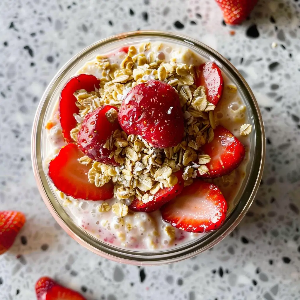 Strawberry Cheesecake Overnight Oats: A Sweet & Easy Breakfast Treat