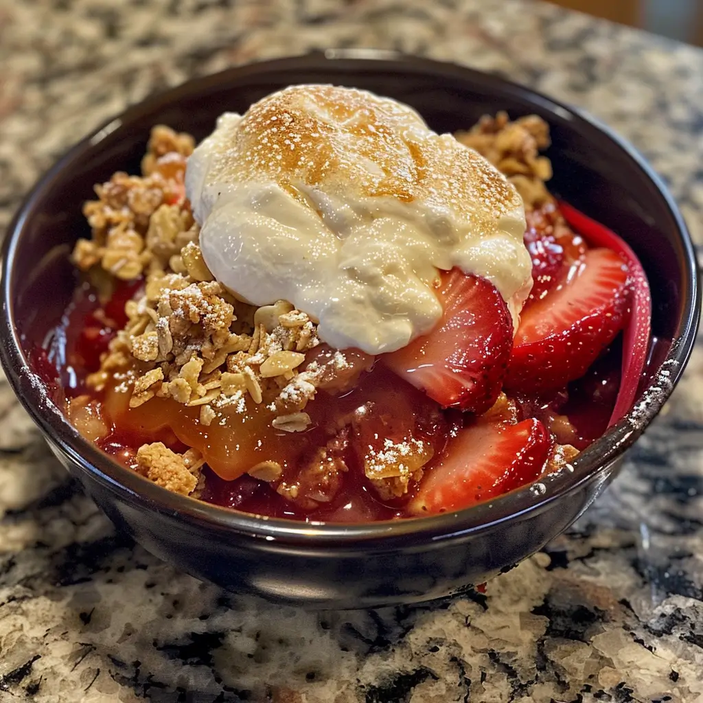 Strawberry Rhubarb Crisp Recipe: Easy, Fruity, and Homemade