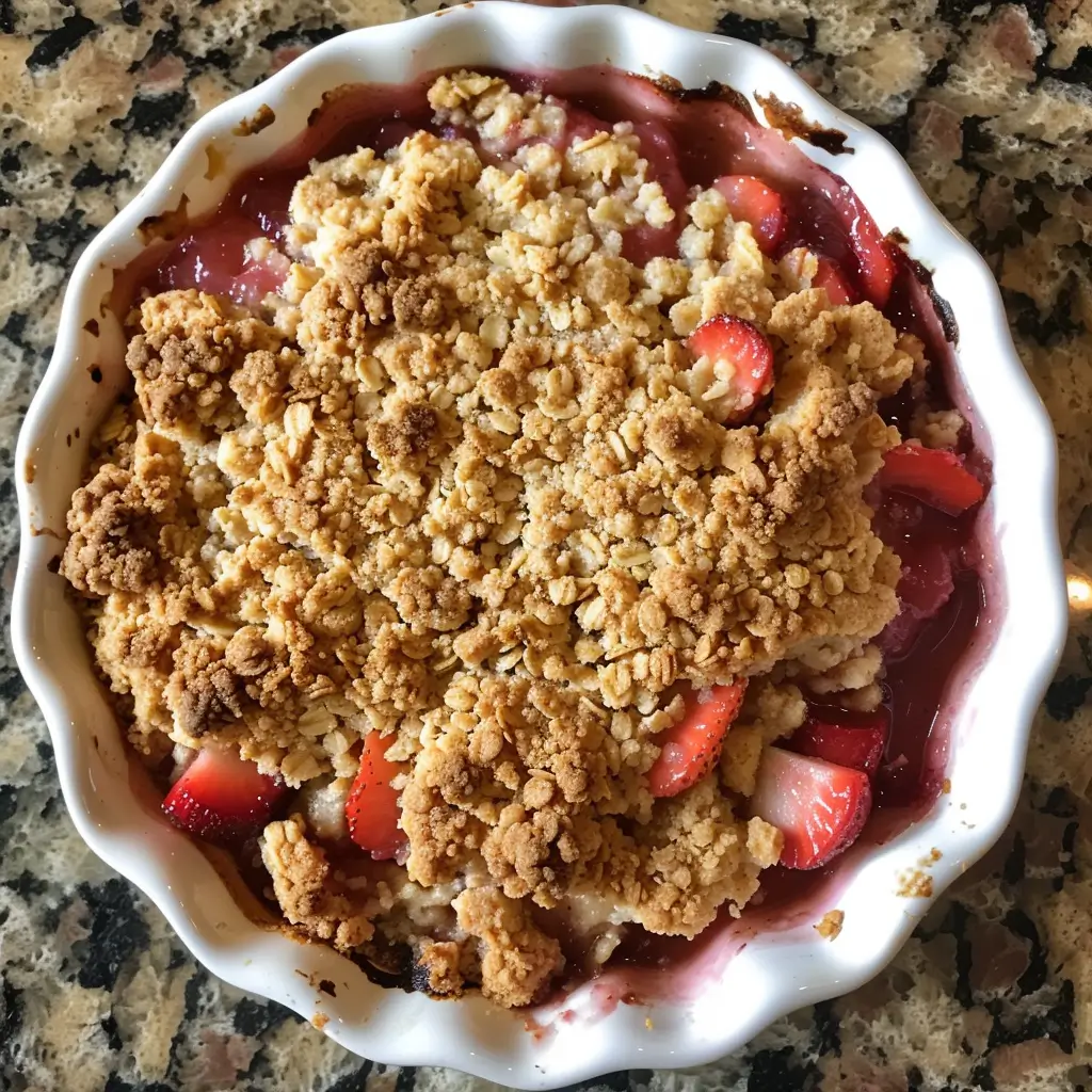 Strawberry Rhubarb Crumble Recipe: Sweet, Tangy, and Comforting