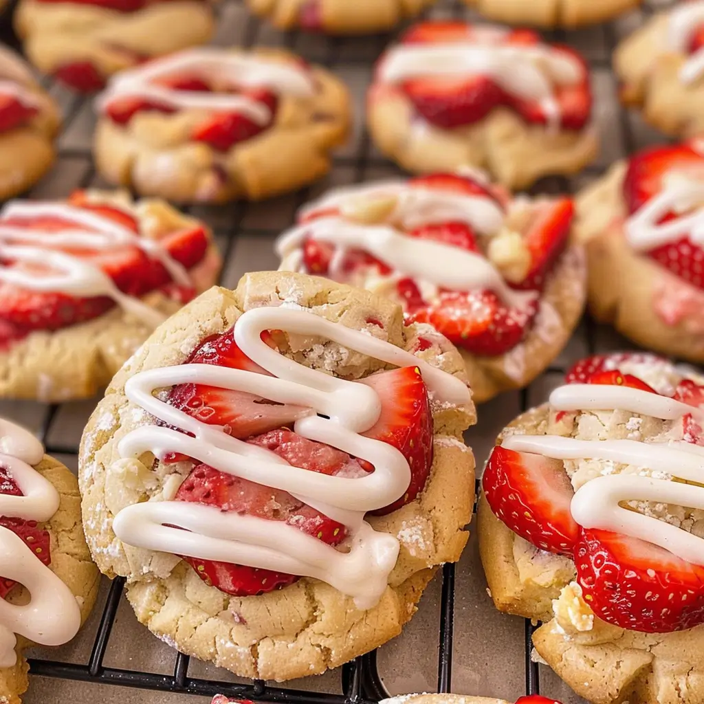 Strawberry Shortcake Cookies – Easy, Sweet, and Irresistible Homemade Treats