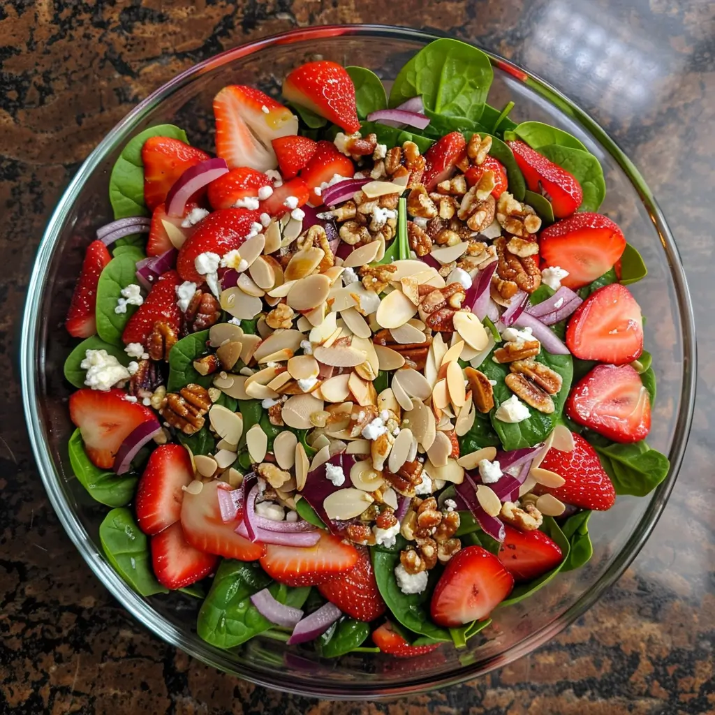 Strawberry Spinach Salad That’s Fresh, Fast, and Family-Favorite Good