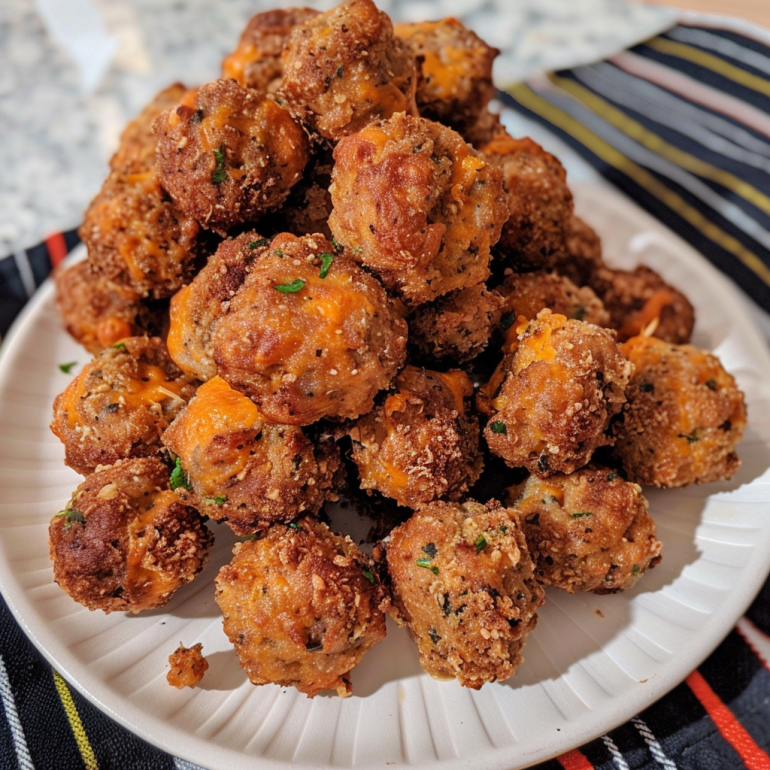 Cheddar Bay Sausage Balls Recipe