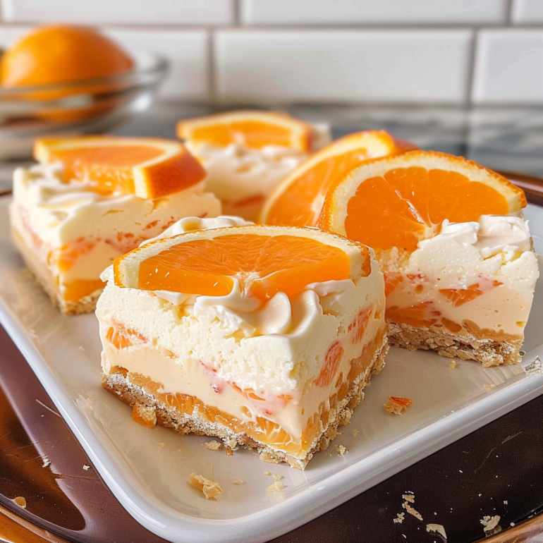 Orange Creamsicle Dream Bars