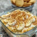 Served Old-Fashioned Homemade Banana Pudding