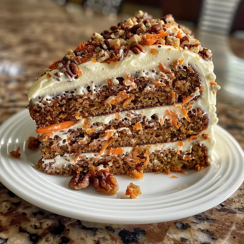 Carrot Cake Recipe – Moist, Easy & Delicious