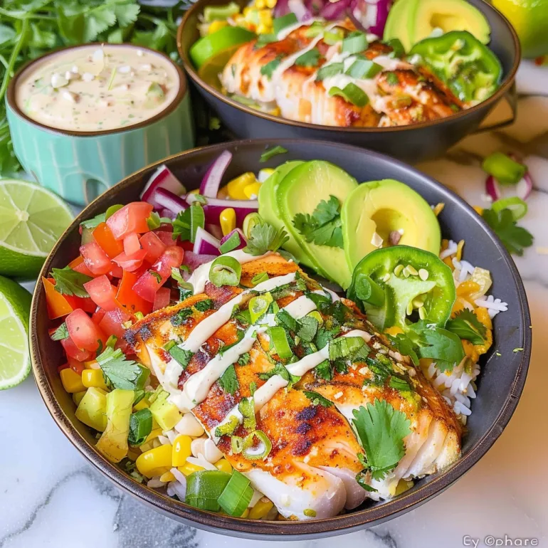 Low Carb Fish Taco Bowls