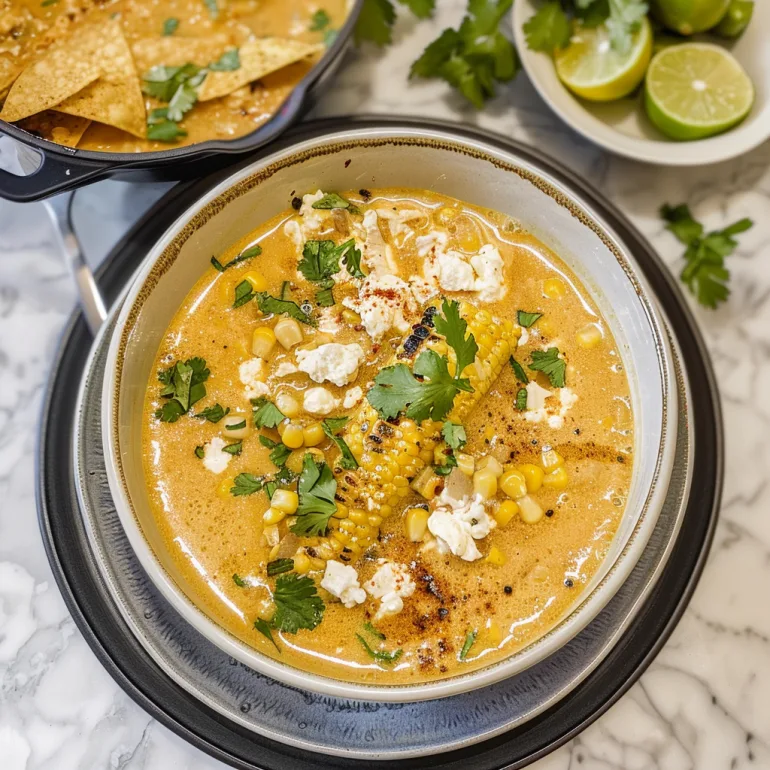 Mexican Street Corn Soup