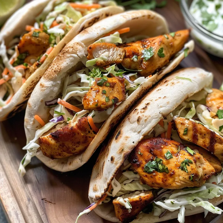 Sheet Pan Chicken Pitas with Fresh Herb Ranch Slaw 4 image 26