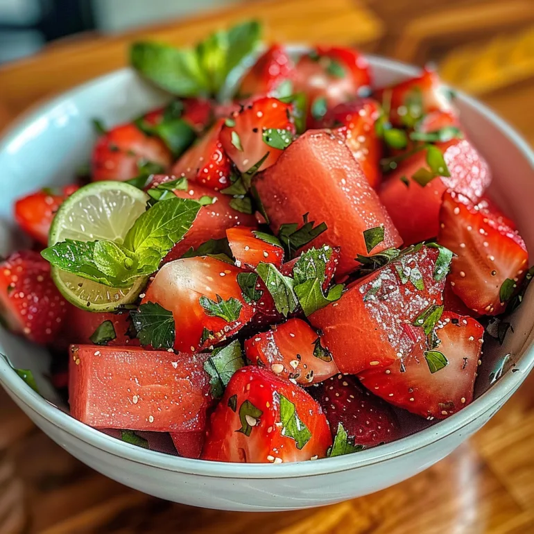 Strawberry Watermelon Salad with Refreshing Honey 4 image 70