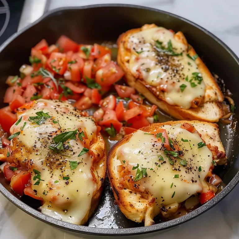 Bruschetta Chicken with Mozzarella