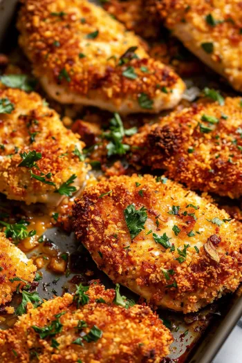 Baked Italian Chicken Cutlets
