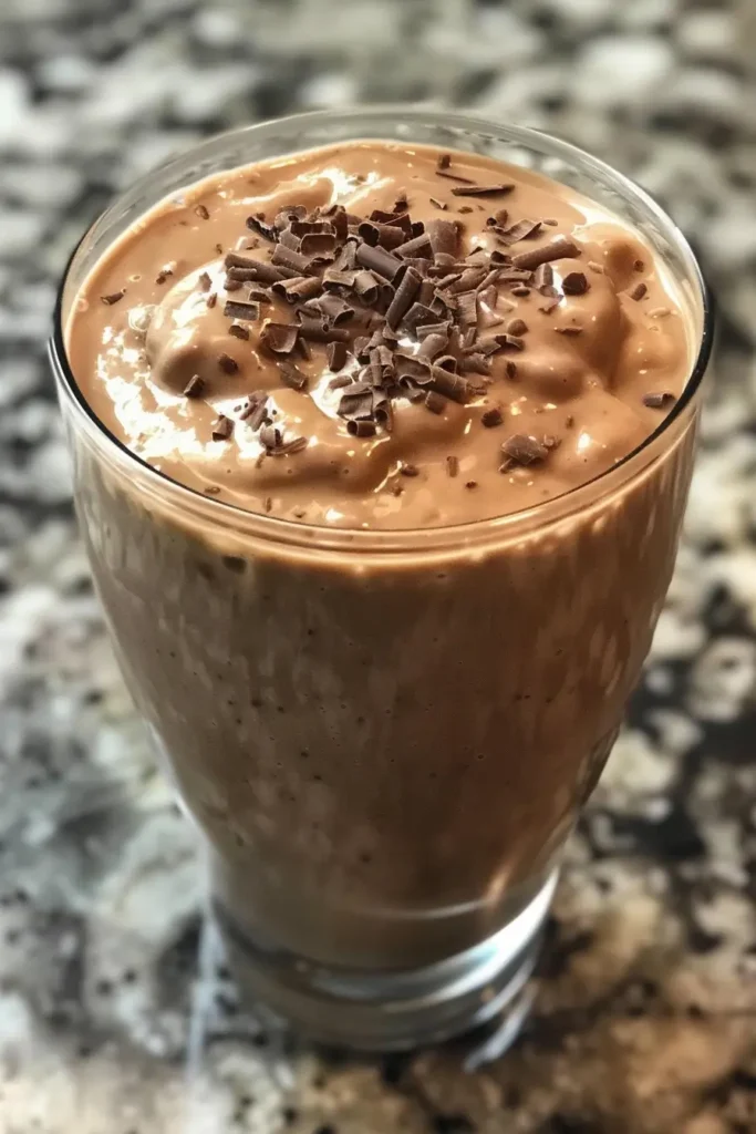 Low carb protein pudding served with berries