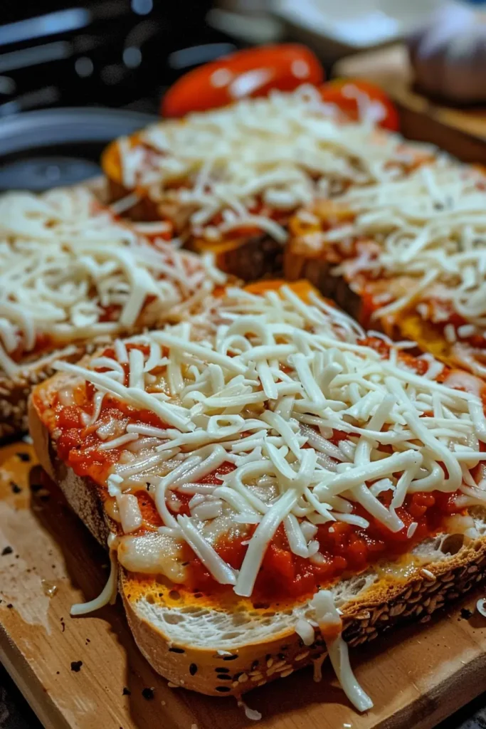 Pizza Grilled Cheese – Easy Cheesy Comfort Meal 5 Pizza Grilled Cheese served with salad