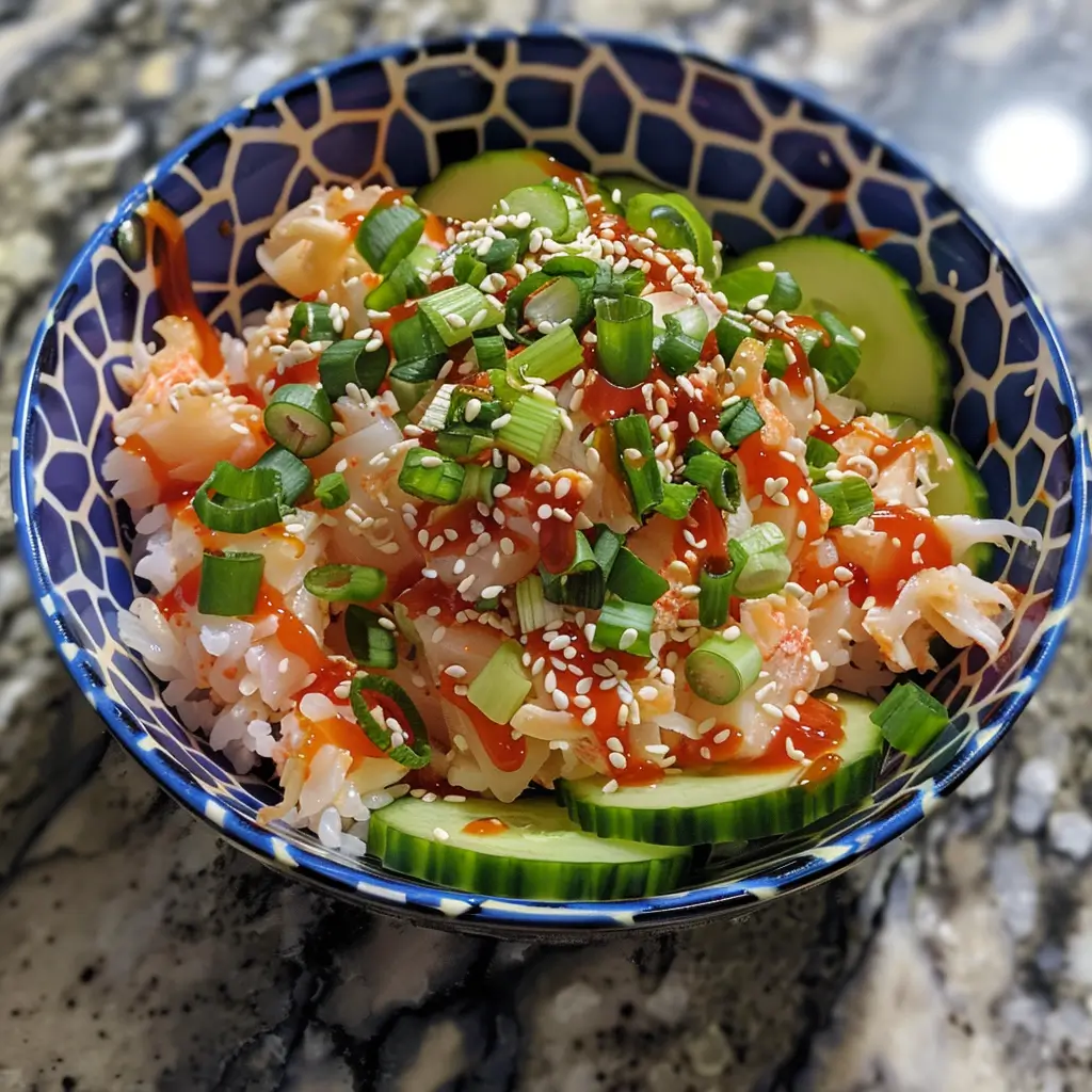 Spicy Kani Salad Recipe (Crab and Cucumber) – Fresh, Creamy, and Bold