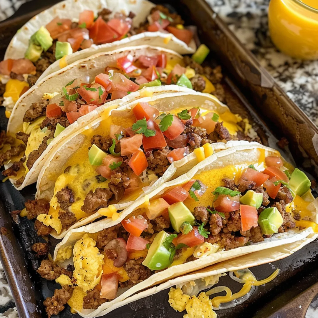 Baked Breakfast Tacos