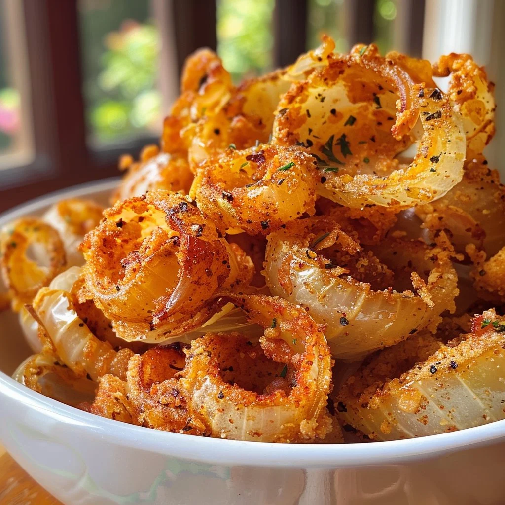 Air Fryer Crispy Mini Blooming Onions