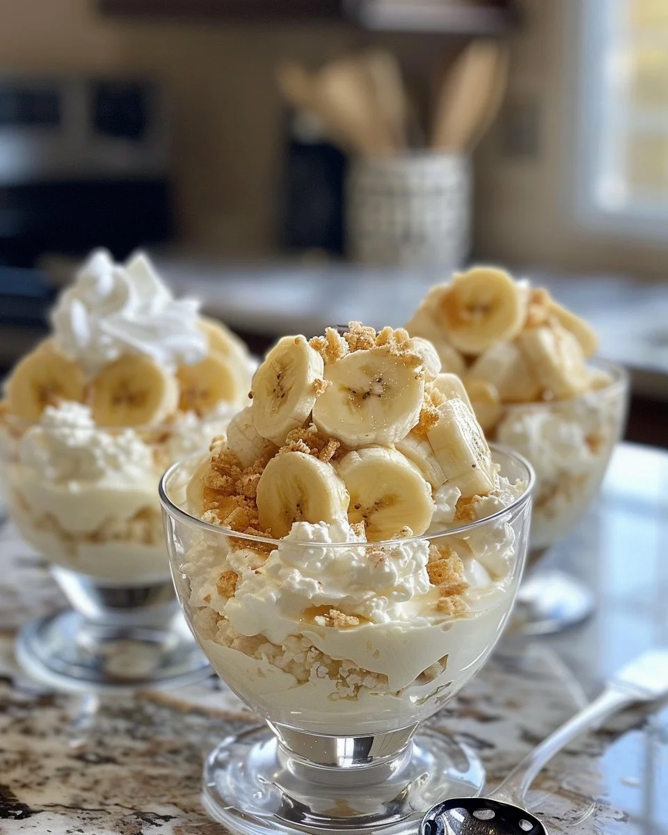 Cottage Cheese Banana Pudding
