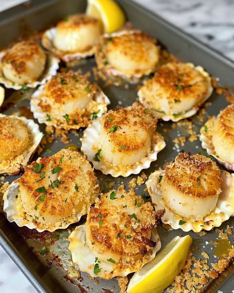Crispy Baked Scallops
