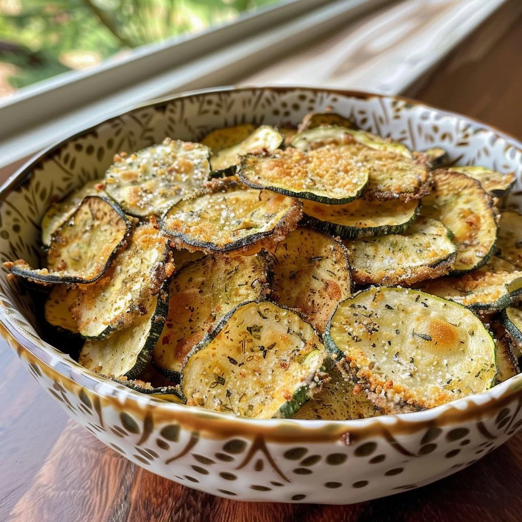 Crispy Keto Zucchini Chips