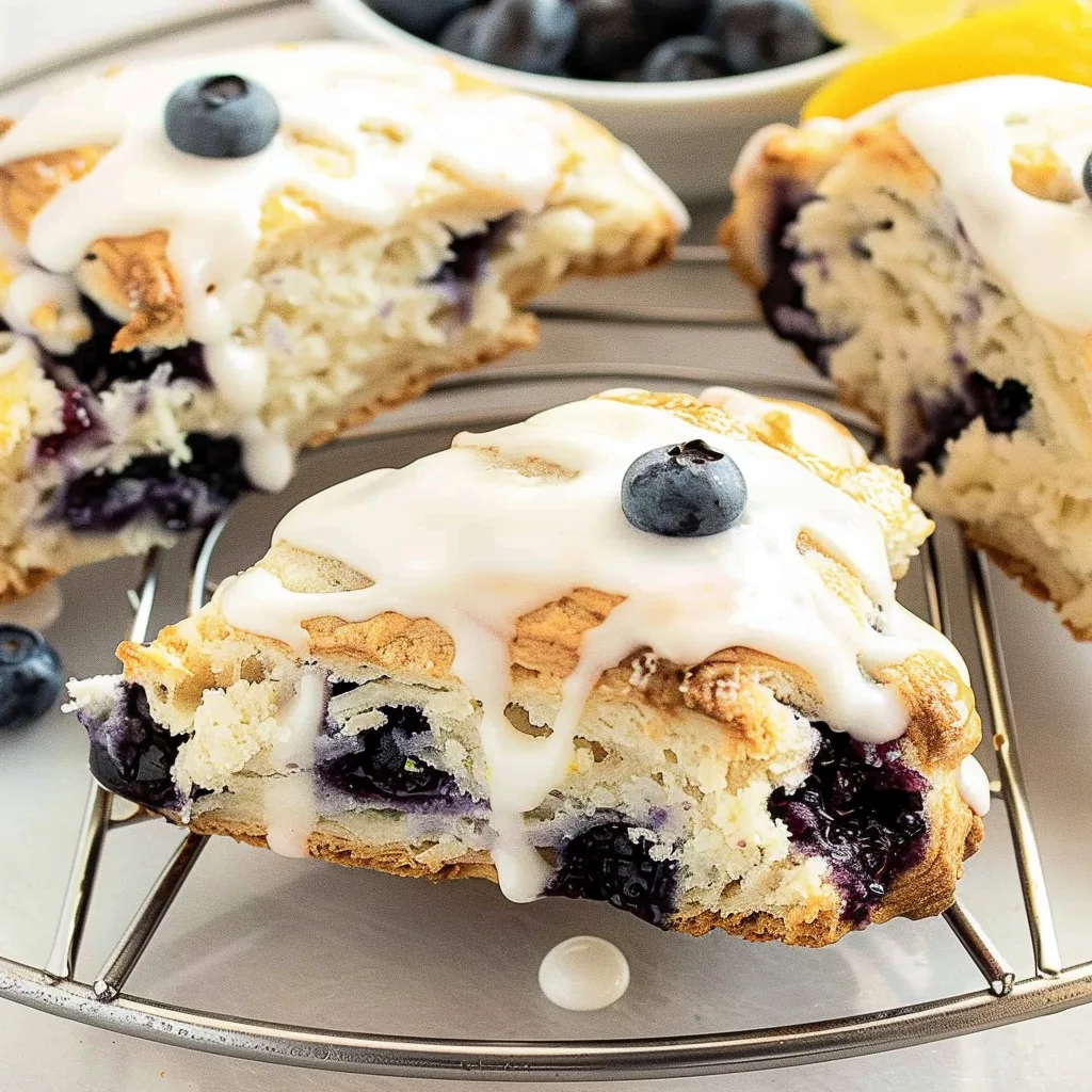 Lemon Blueberry Scones