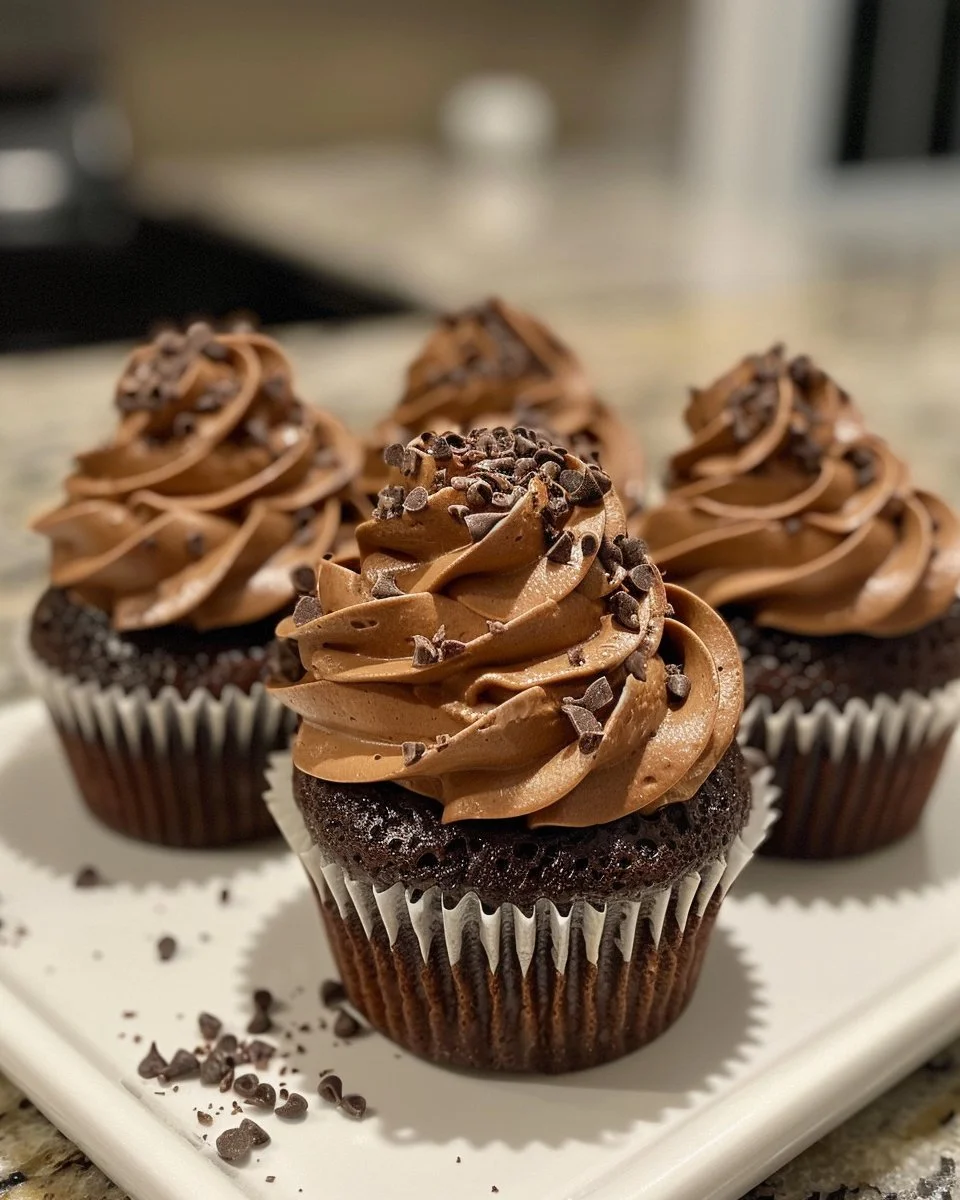 Espresso Brownie Cupcakes