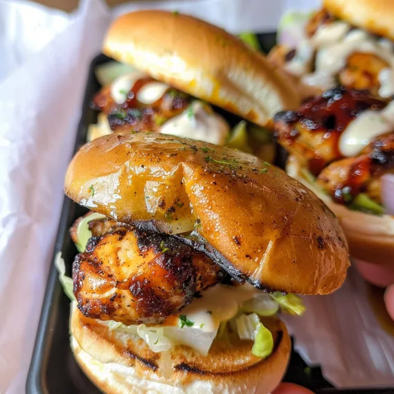 Alabama White BBQ Blackened Chicken Sliders