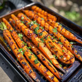 Grilled Carrots with Honey Brown Sugar Glaze