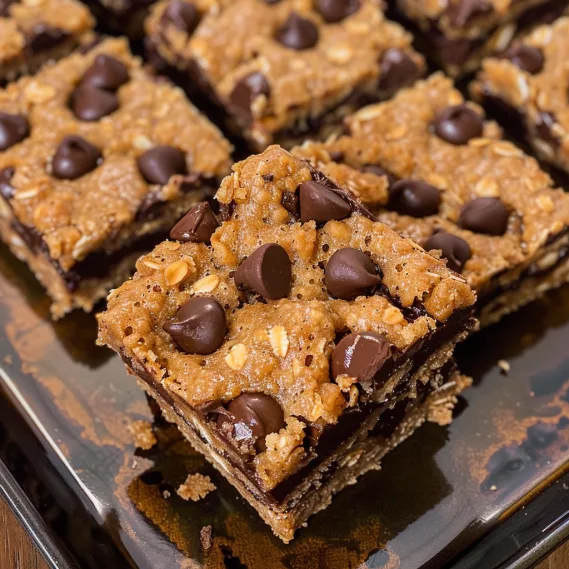 Chocolate Chip Peanut Butter Oatmeal Bars