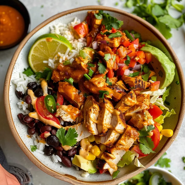Chicken Fajita Burrito Bowl
