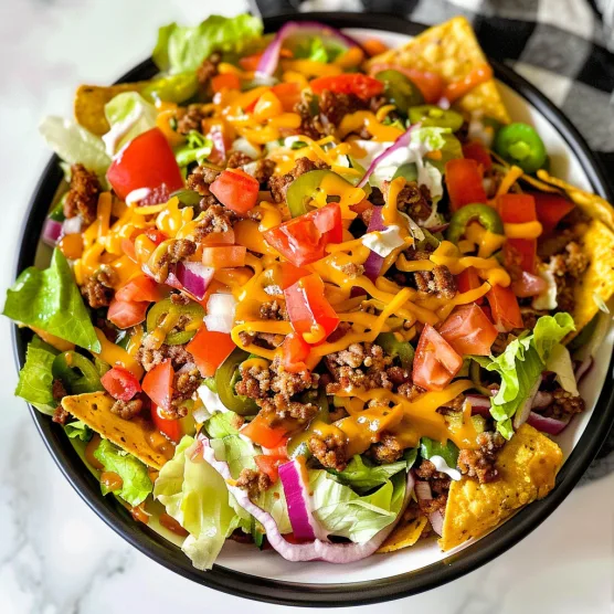 Taco Salad with Catalina Dressing