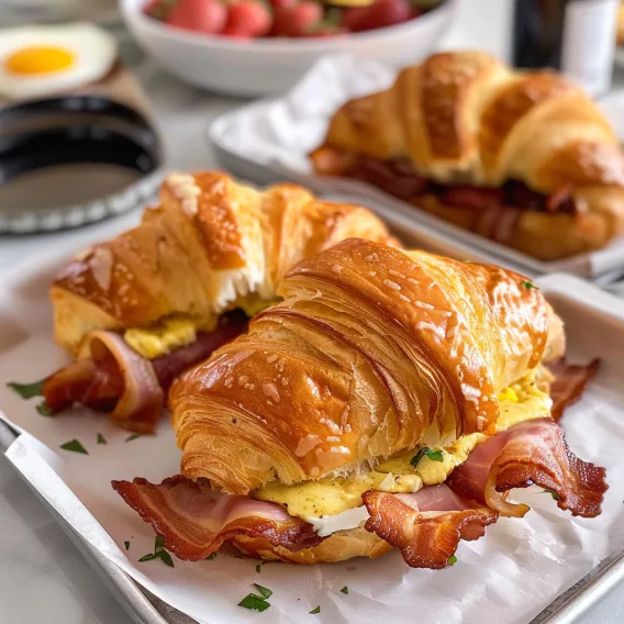Croissant Breakfast Sandwiches