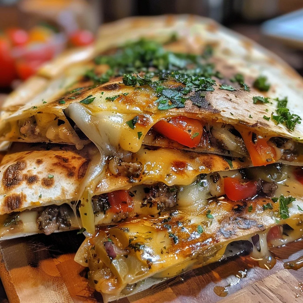 Mediterranean Quesadillas