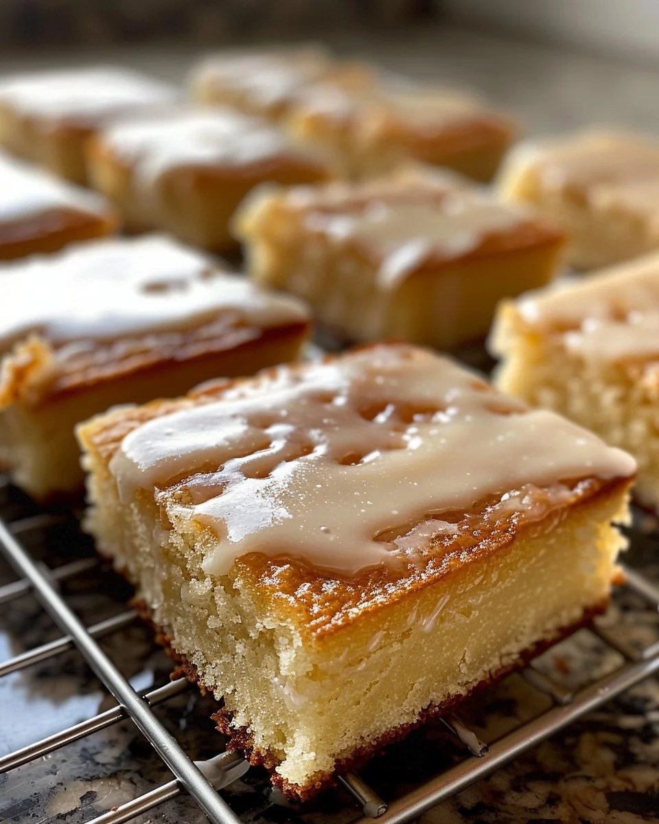 Old-Fashioned Buttermilk Donut Bars with Brown Butter Maple Vanilla Bean Glaze