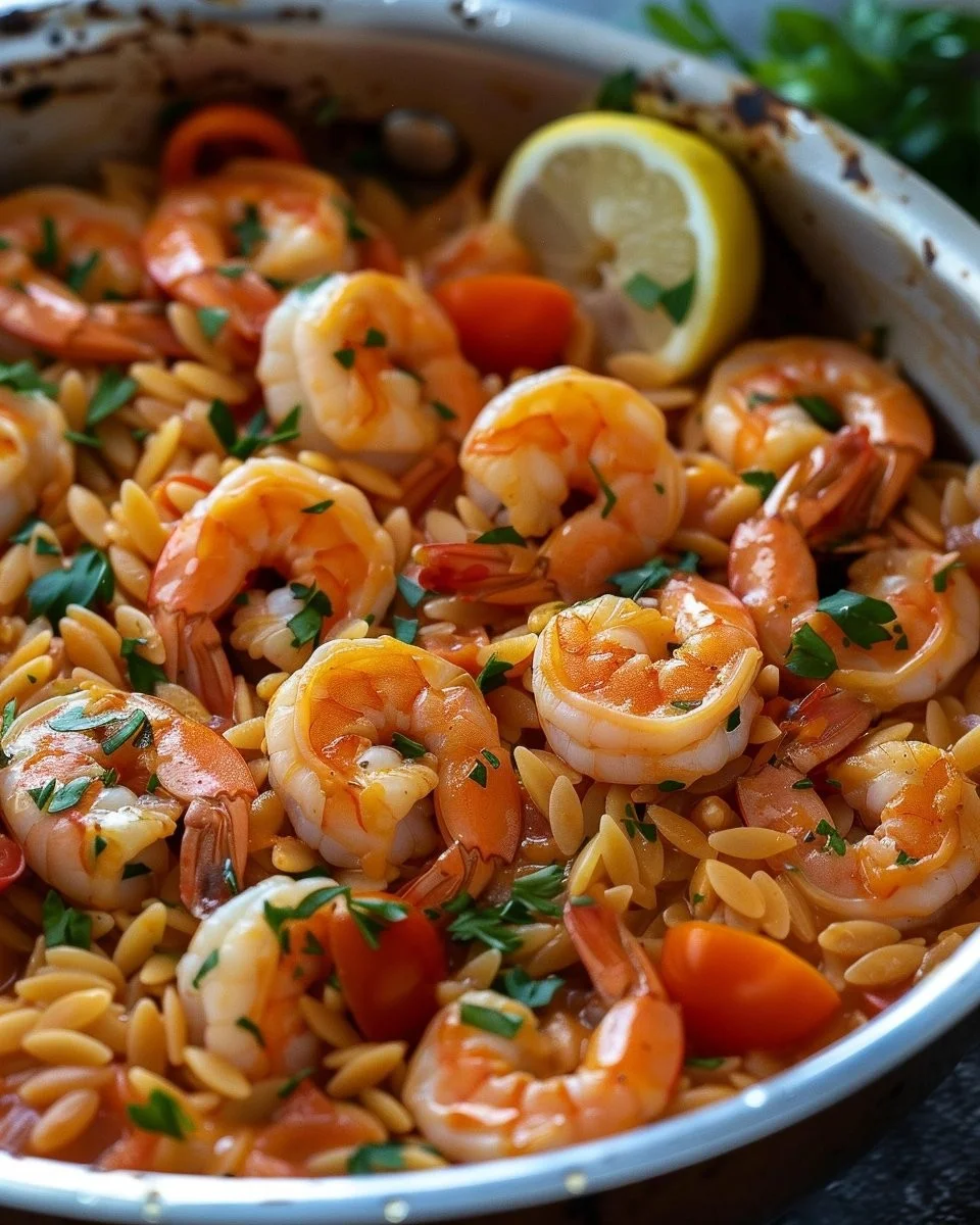 One Pot Marry Me Shrimp and Orzo Pasta