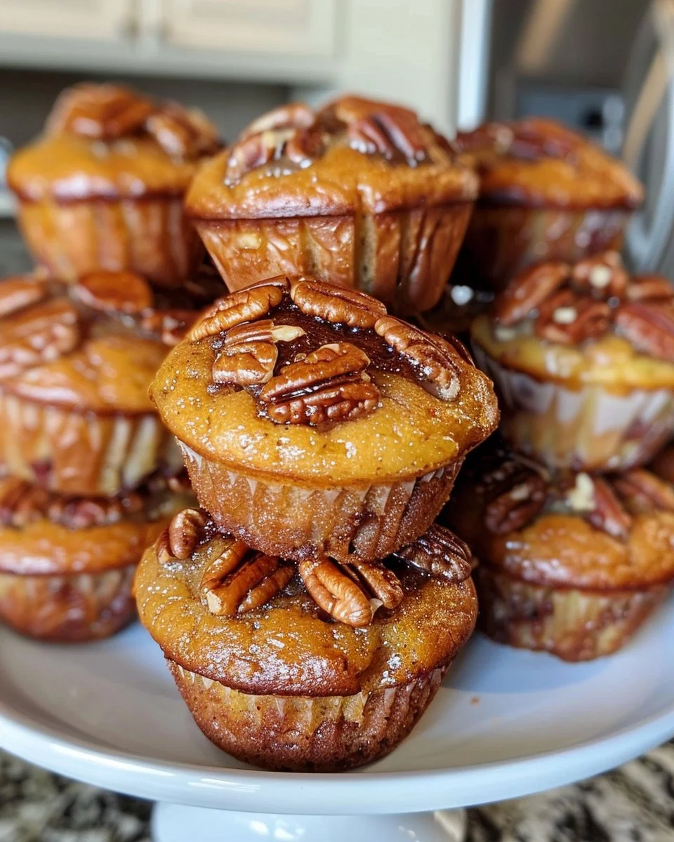 Pecan Pie Brown Sugar Muffins