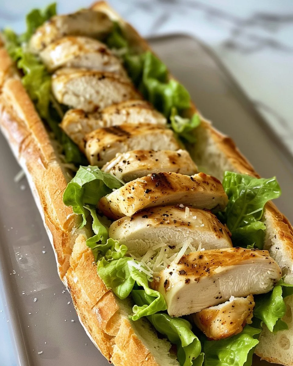 Chicken Caesar Sandwiches