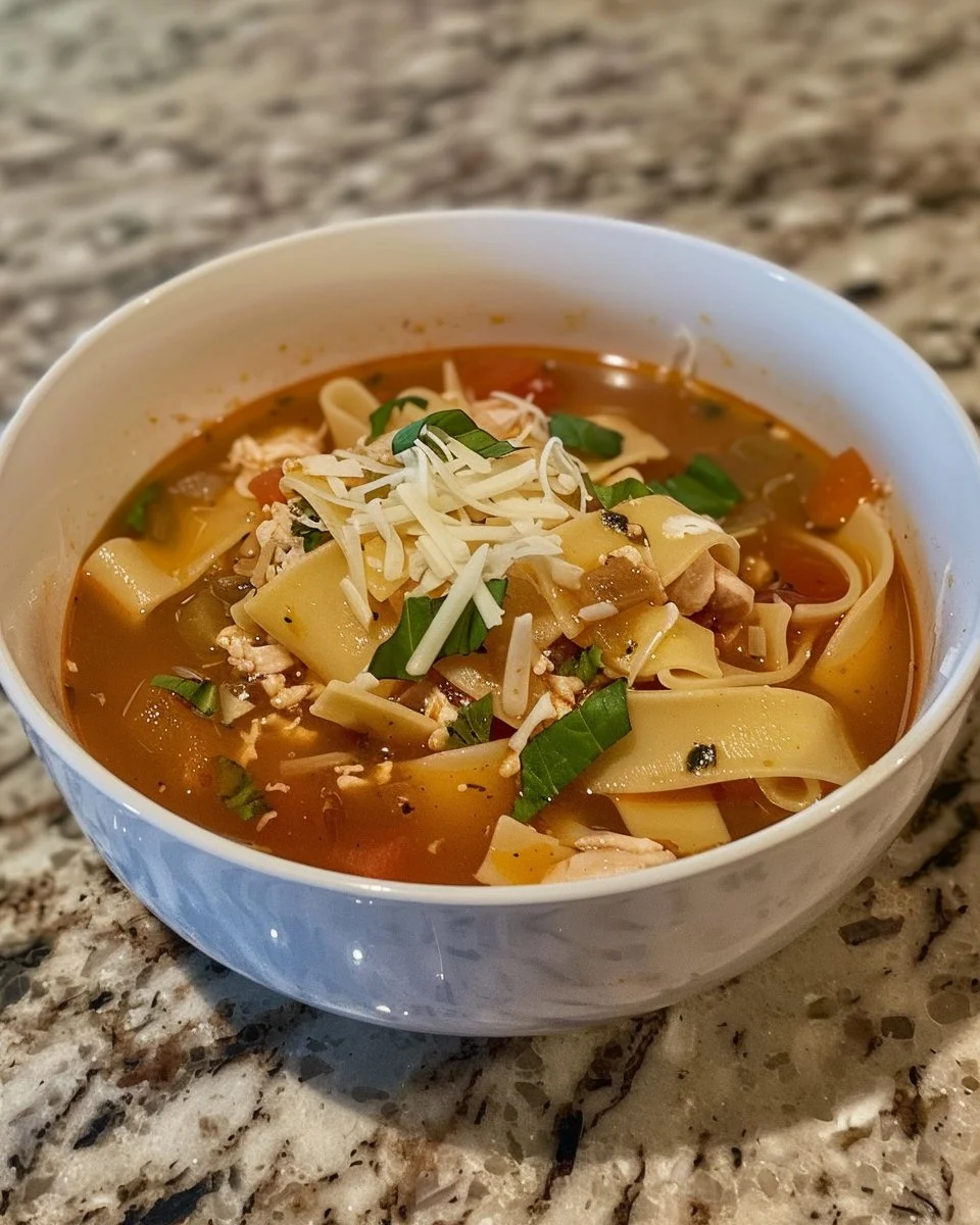 Chicken Lasagna Soup