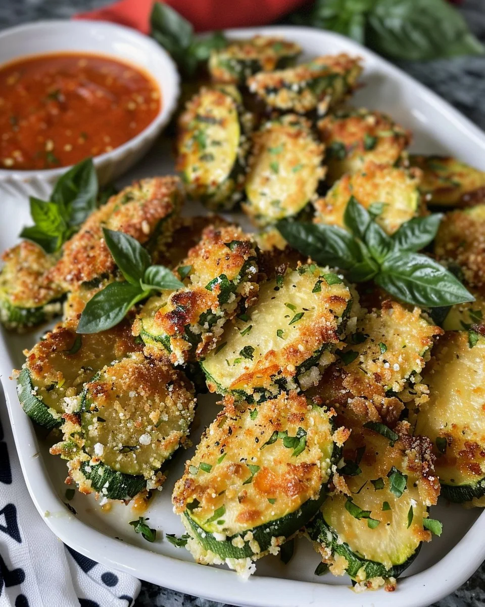 Crispy Baked Parmesan Zucchini